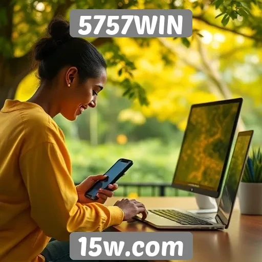 Acessibilidade do 5757WIN em dispositivos móveis e desktop